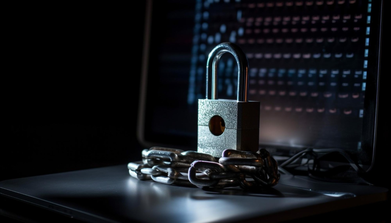 blue-padlock-secures-computer-data-network-connection-safe-generated-by-ai